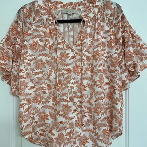 Loft floral printed top